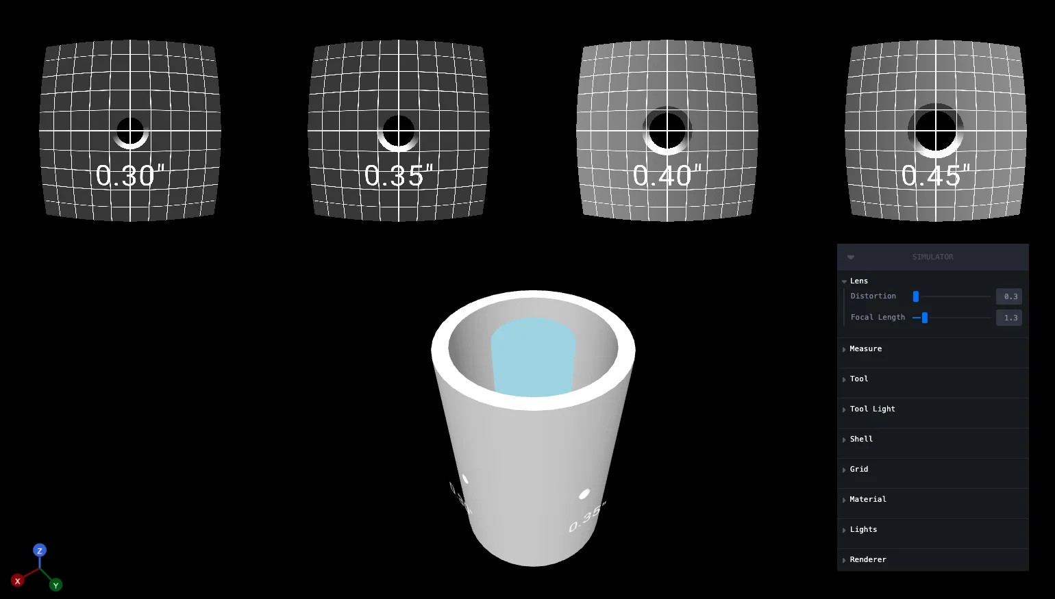 Camera Distortion Simulator screenshot
