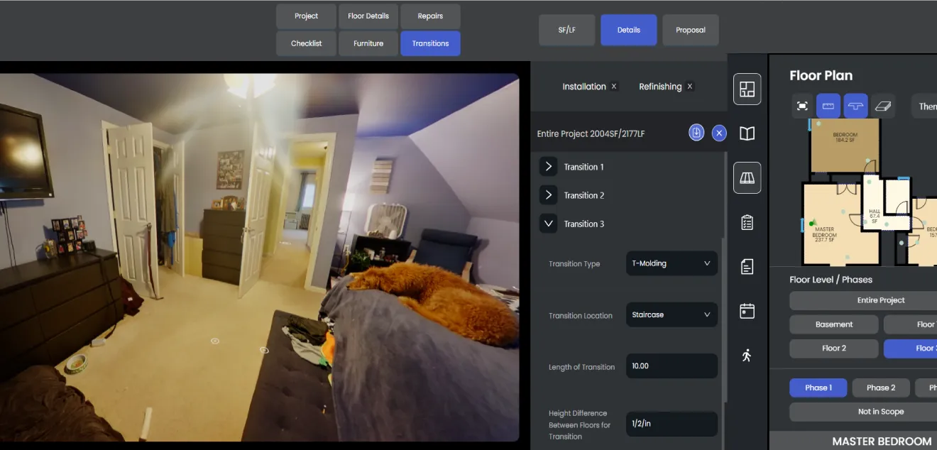 360° Renovation and Flooring Visualizer screenshot
