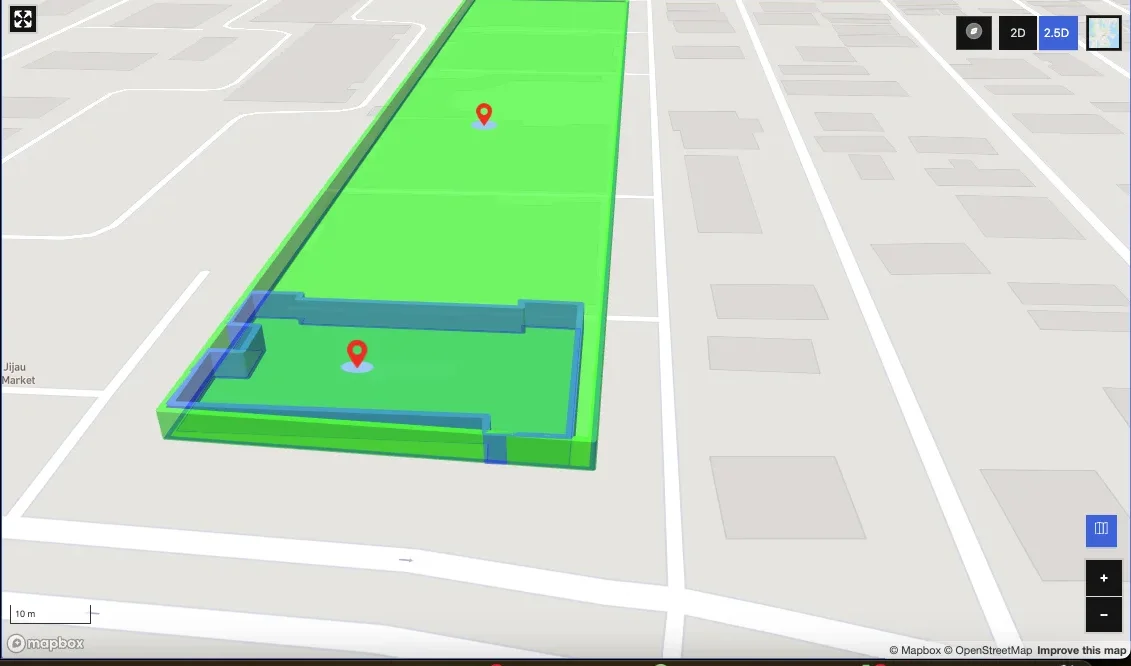 Map-Based Drawing Tool in 2D, 2.5D and 3D screenshot